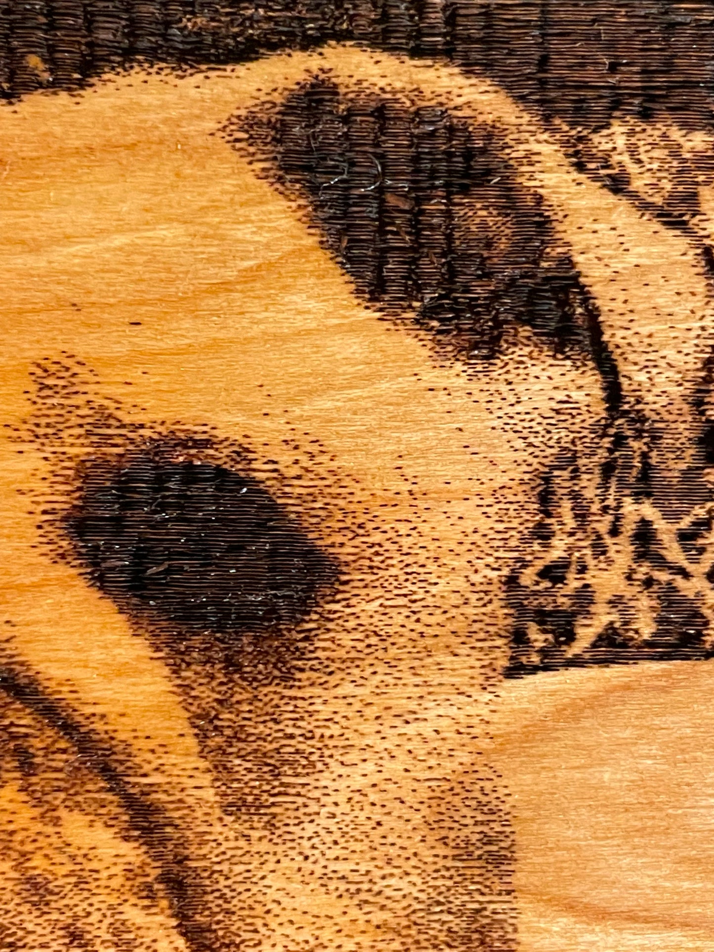 Engraved Pet Portrait (Walnut)